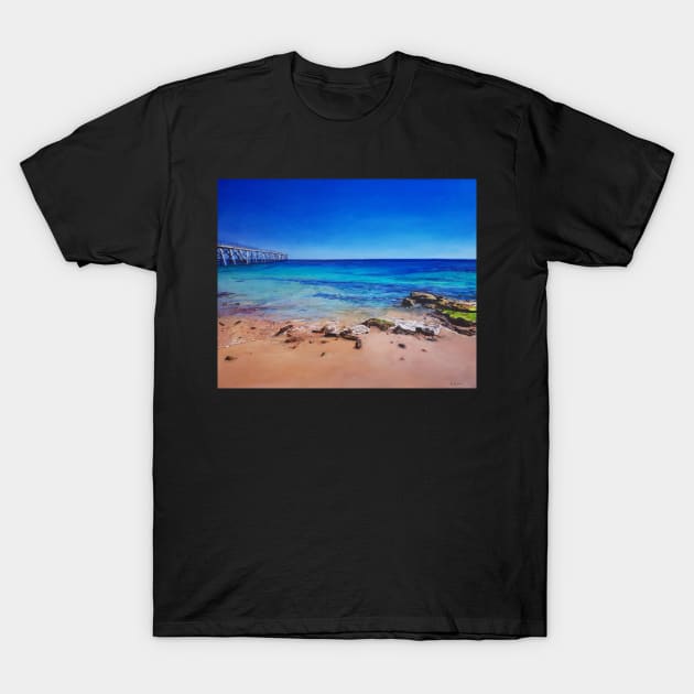 Port Noarlunga Beach T-Shirt by Chrisprint74